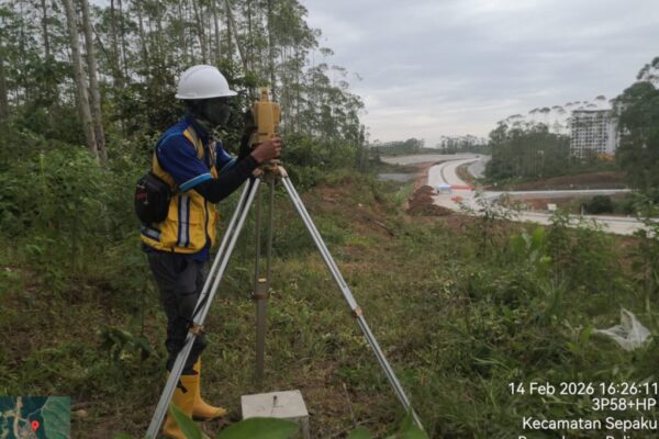 TOPOGRAFI PERENCANAAN JALAN TOL IKN HANKAM